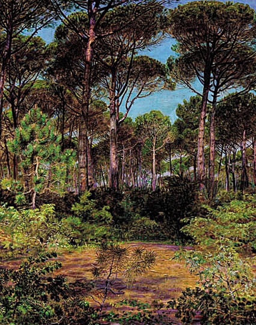 Kristian Zahrtmann - Pineta nei pressi di Pisa, 1893